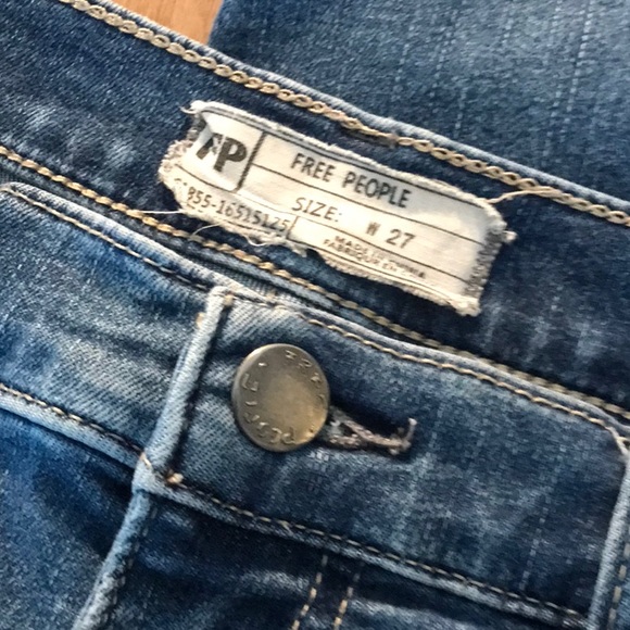 Free People Fringe Cuff Jeans - Picture 7 of 9